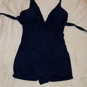 Pacsun vintage style navy swimsuit